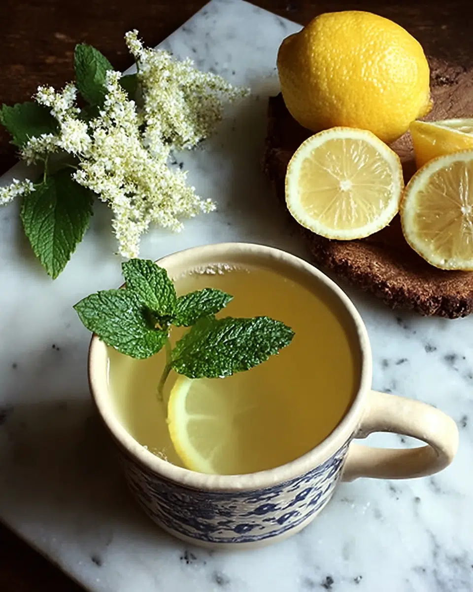 7 Proven Lemon Balm Recipes for Weight Loss That Actually Work 1 Lemon balm recipes with mint and lemon on a marble background