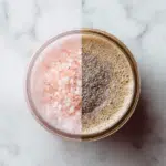 Natural Weight Loss Drinks: 2 Powerful Recipes Backed by Real Benefits 4 Natural Weight Loss Drinks, Side-by-side comparison of pink salt drink and Zepbound-style smoothie