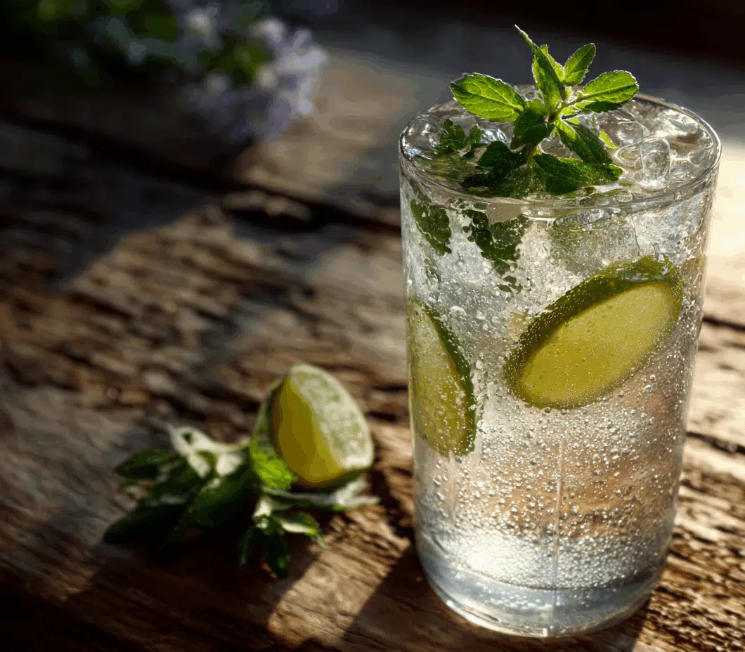 best elderflower seltzer mocktail for summer