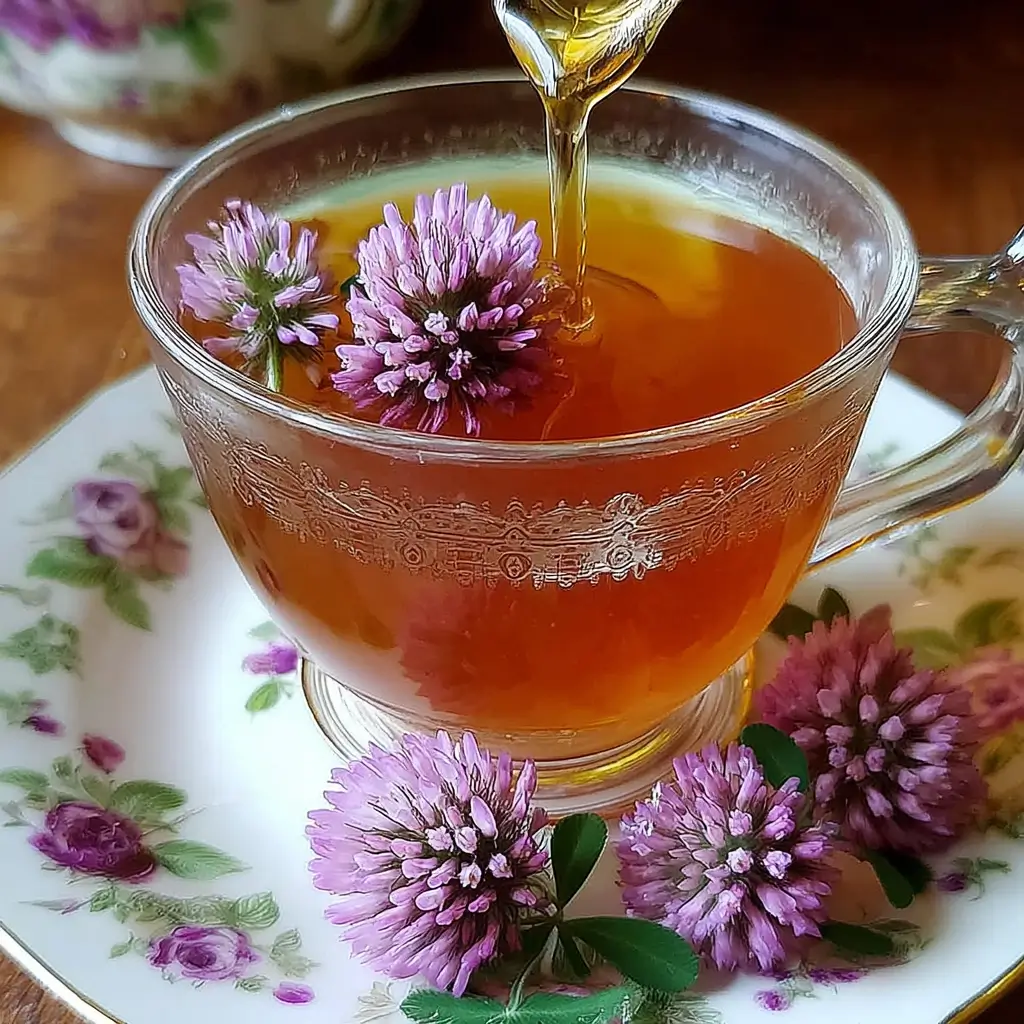 Fresh Ingredients for Homemade Red Clover Tea